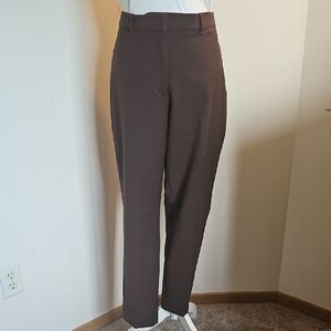 White House Black Market Espresso Slim Leg Pants